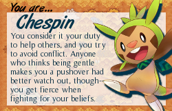 I am Chespin!